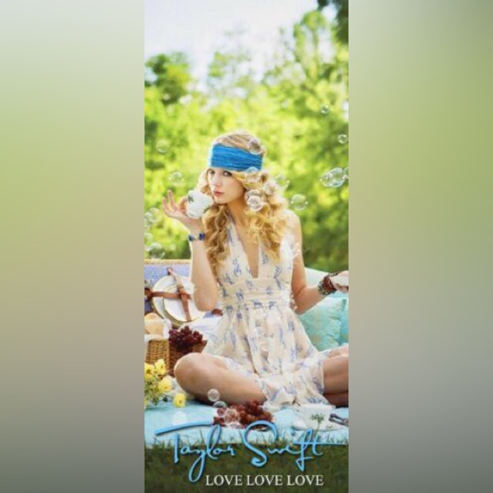 Extremely rare Taylor Swift 2008 “Love Love Love” poster
